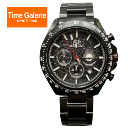 ROSCANI ROSW4673T3 Chronograph 44mm Black Stainless Steel Strap Men Watch ROSCANI ROSW4673T3 Chronograph 44mm Black Stainless Steel Strap Men Watch